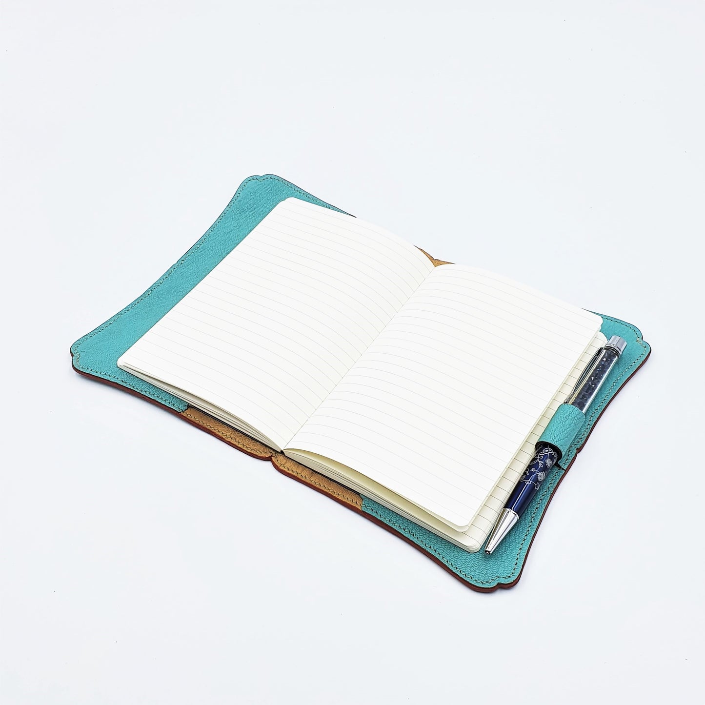 Studio Arkademie CELADON LQ A5 Portrait Notebook Sleeve, Turquoise