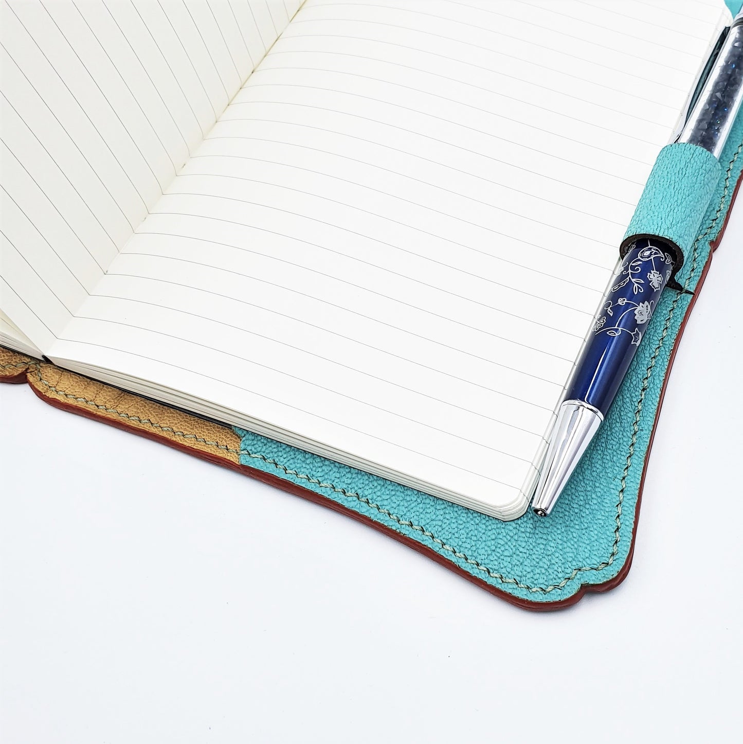 Studio Arkademie CELADON LQ A5 Portrait Notebook Sleeve, Turquoise