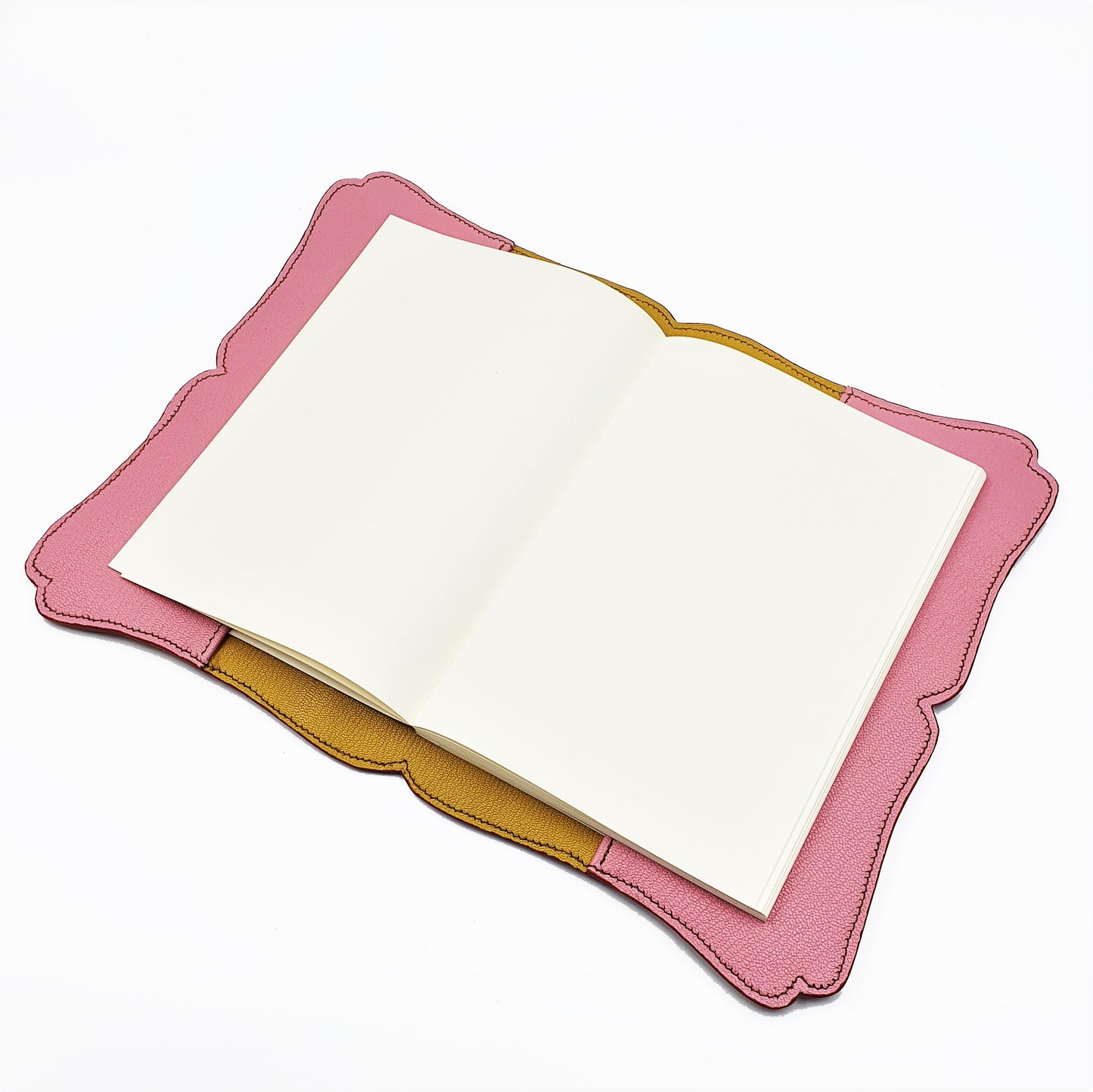Studio Arkademie NYONYA A5 Portrait Leather Notebook Sleeve, Yellow